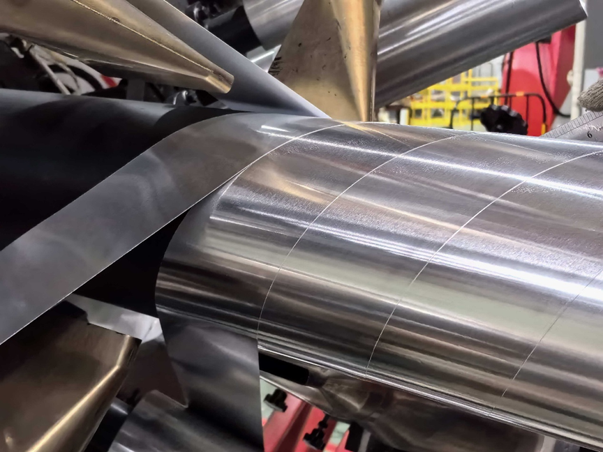 PE Copolymer Coated Aluminum Tape for RTP Pipe Gas Barrier